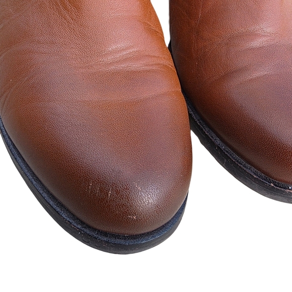 Sole Mani Women's Quilted Gabi Leather Boot In Cognac, Size 9.5M - Picture 4 of 16